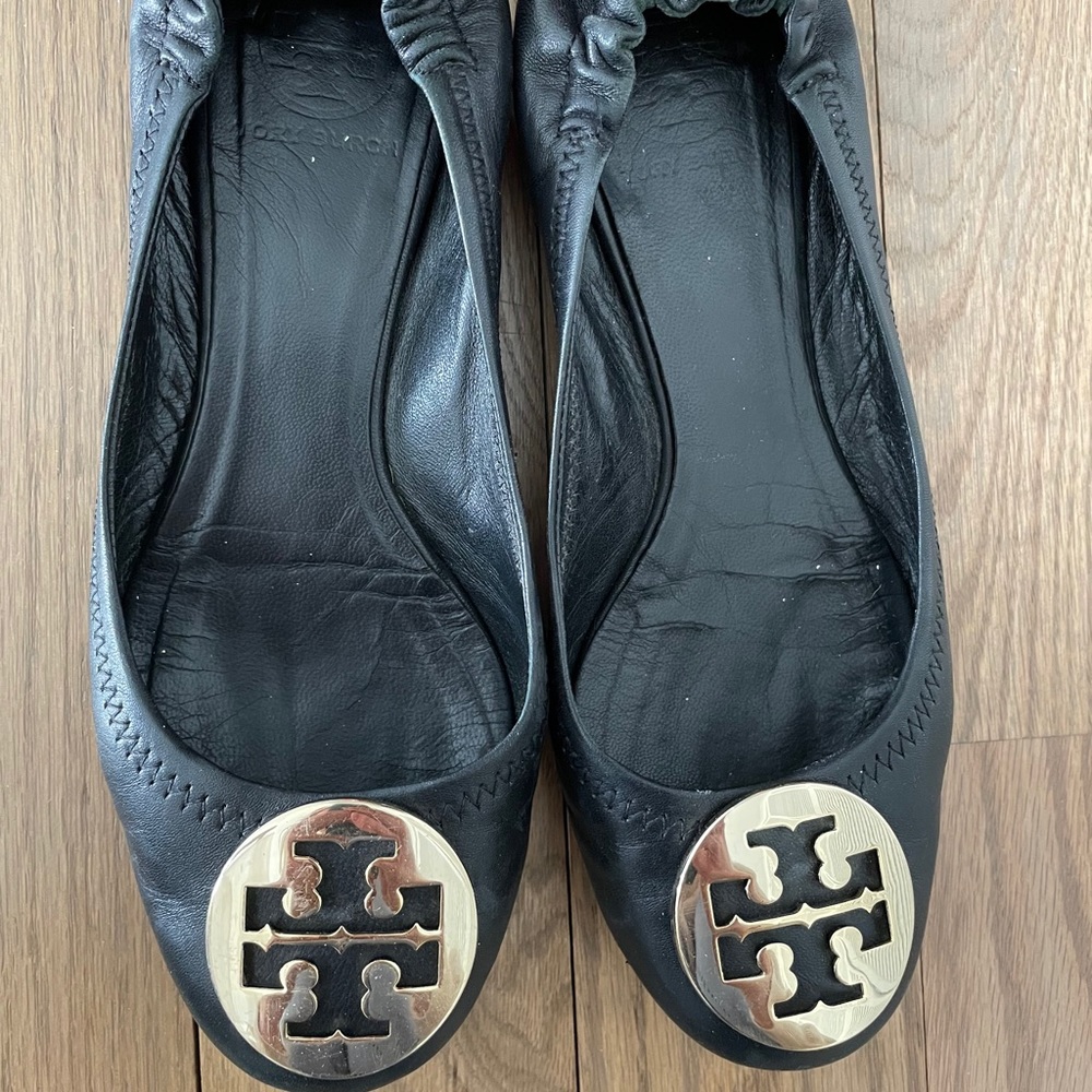 Black Tory Burch Ballet Flats